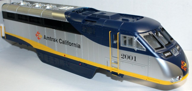 (image for) Loco Shell- Amtrak California #2001 ( O Scale F59PHI )